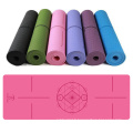 Custom Extra Large Eco Friendly 185x80cm 10 mm Mat de yoga rose recyclé rose recyclé